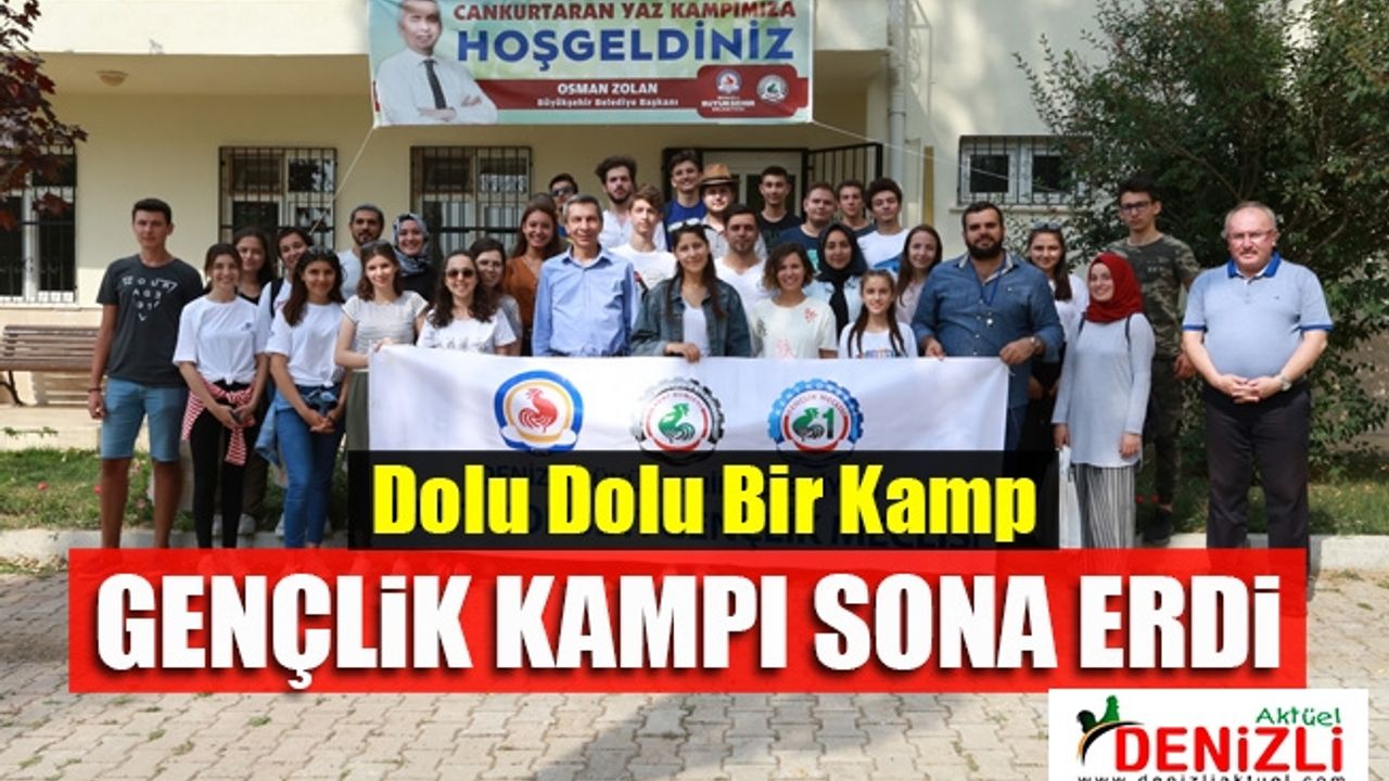 Denizli'de Gençlik Kampı Sona Erdi
