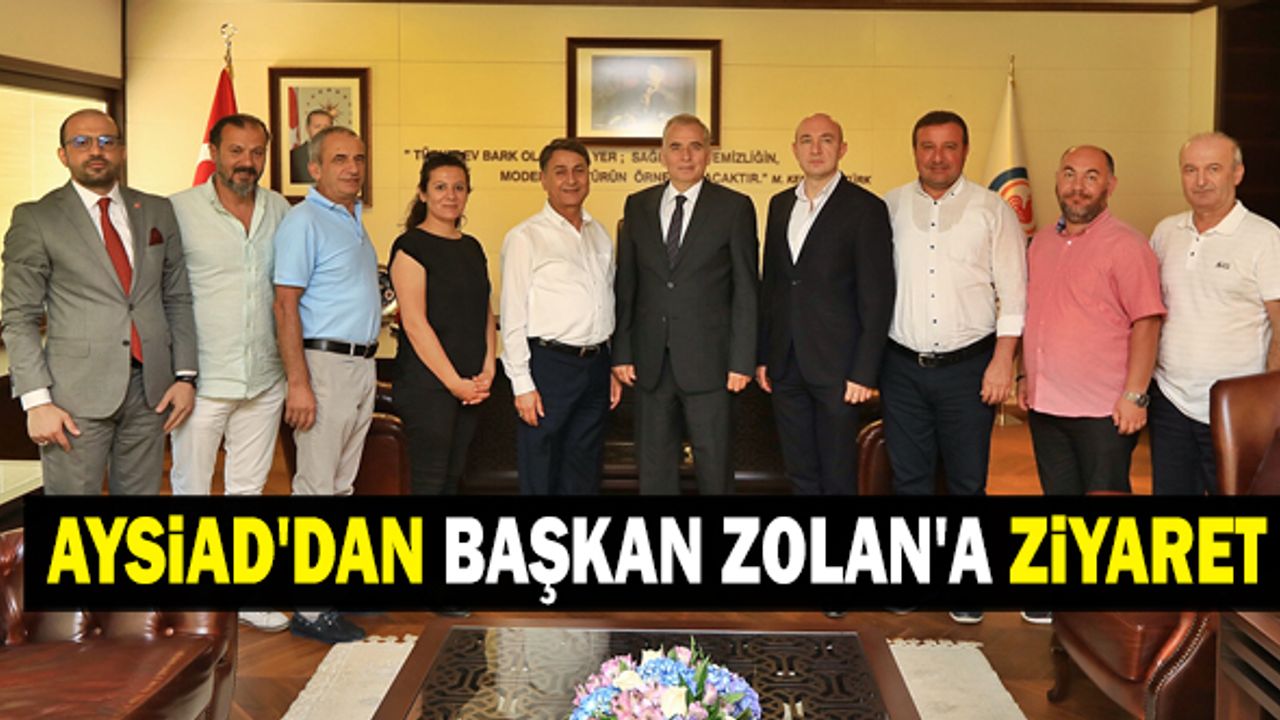 AYSİAD'dan Başkan Zolan'a ziyaret