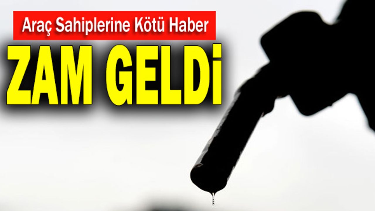 Araç Sahiplerine Kötü Haber! Zam Geldi