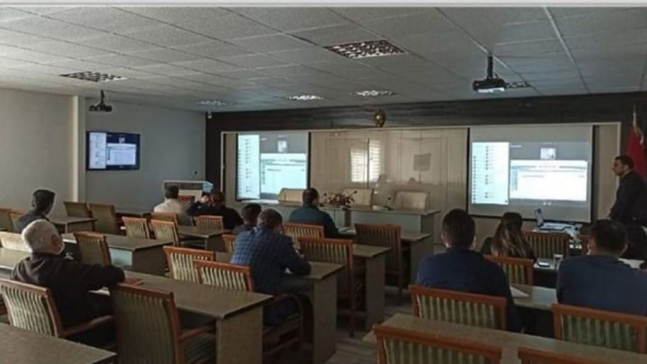 Kilis İl Özel İdaresi'nde uzaktan eğitimler başladı