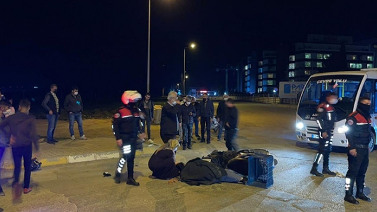 Adıyaman'da motosiklet ile minibüs çarpıştı: 2 yaralı