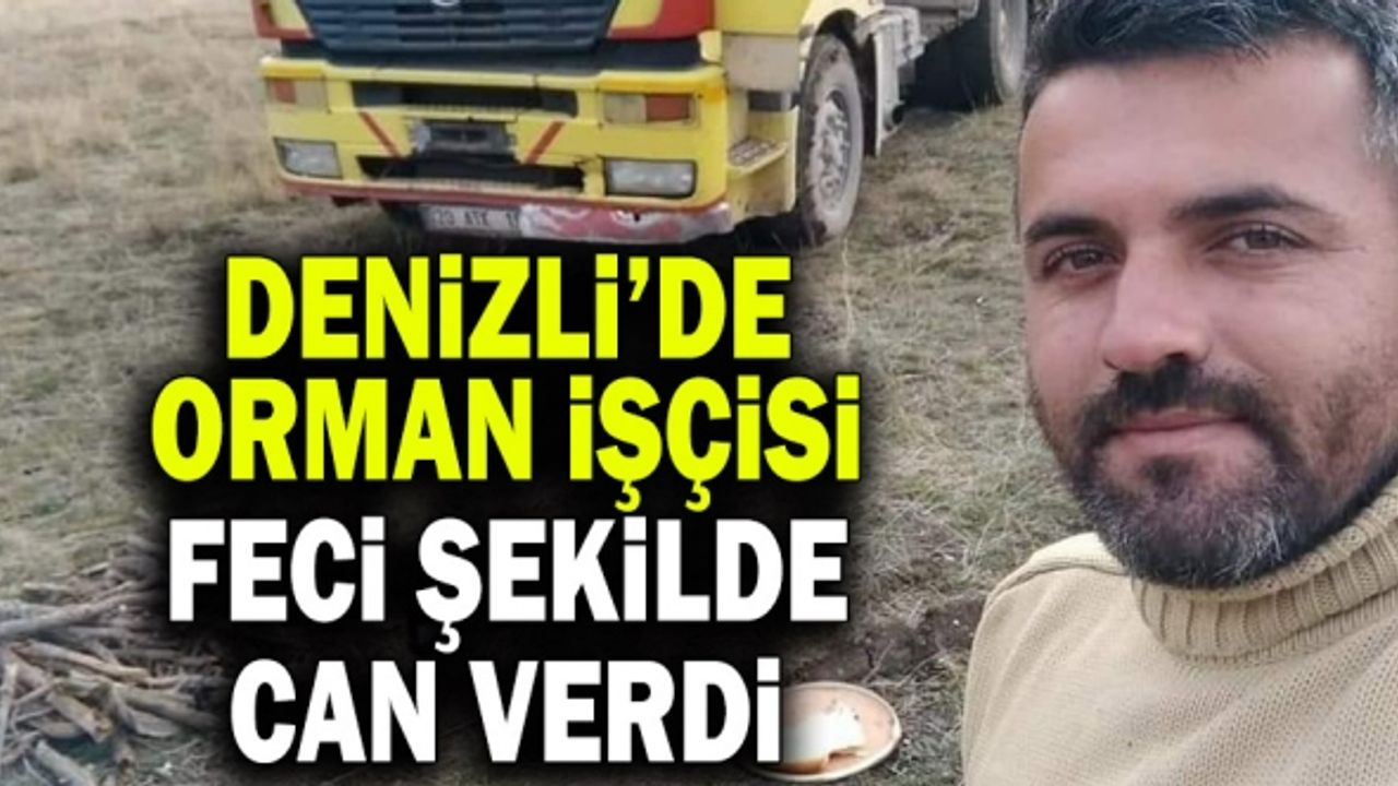 Denizli’de Orman İşçisi Feci Şekilde Can Verdi