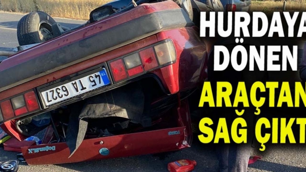 Denizli’de Korkutan Kaza!  1 Yaralı!