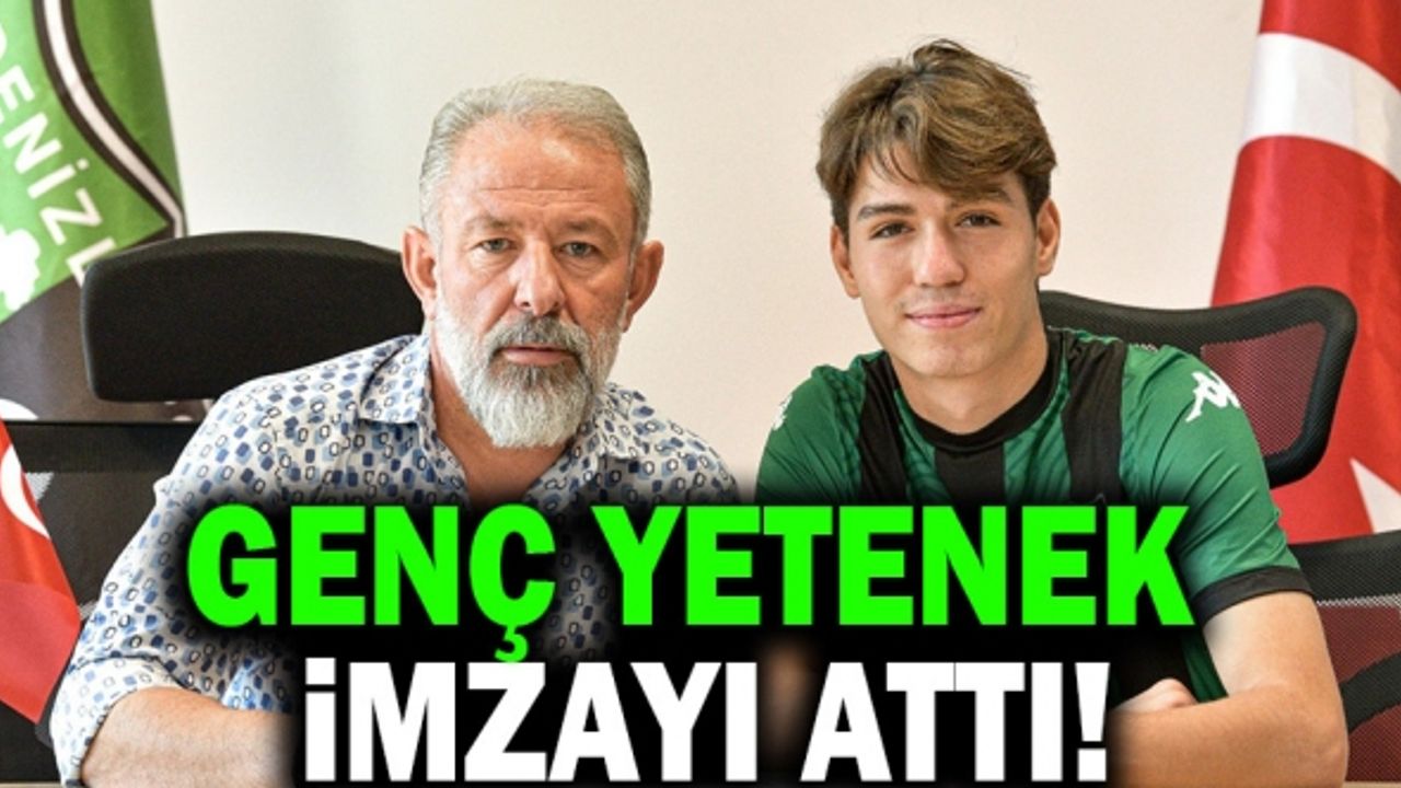Denizlispor’da Genç Yetenek İmzayı Attı!