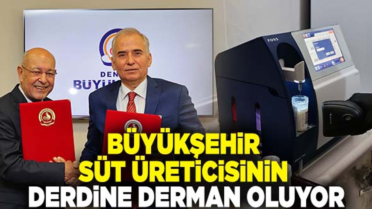 Denizli Büyükşehir, Süt Üreticisinin Dertlerine Derman Oluyor