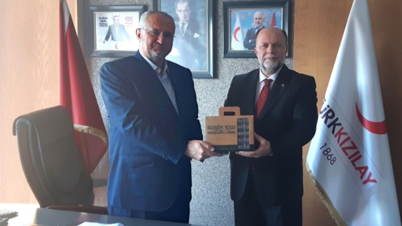 İl Müftüsü Mehmet Aşık, Kızılay’ı Ziyaret Etti