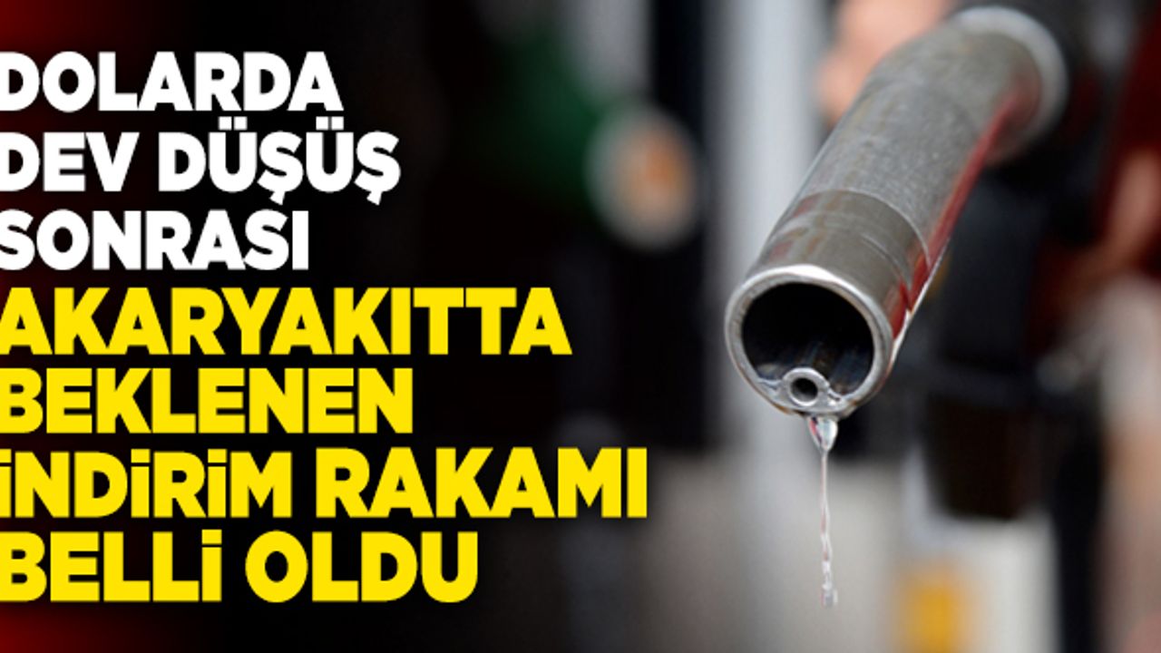 Akaryakıtta Beklenen İndirim Rakamı Belli Oldu