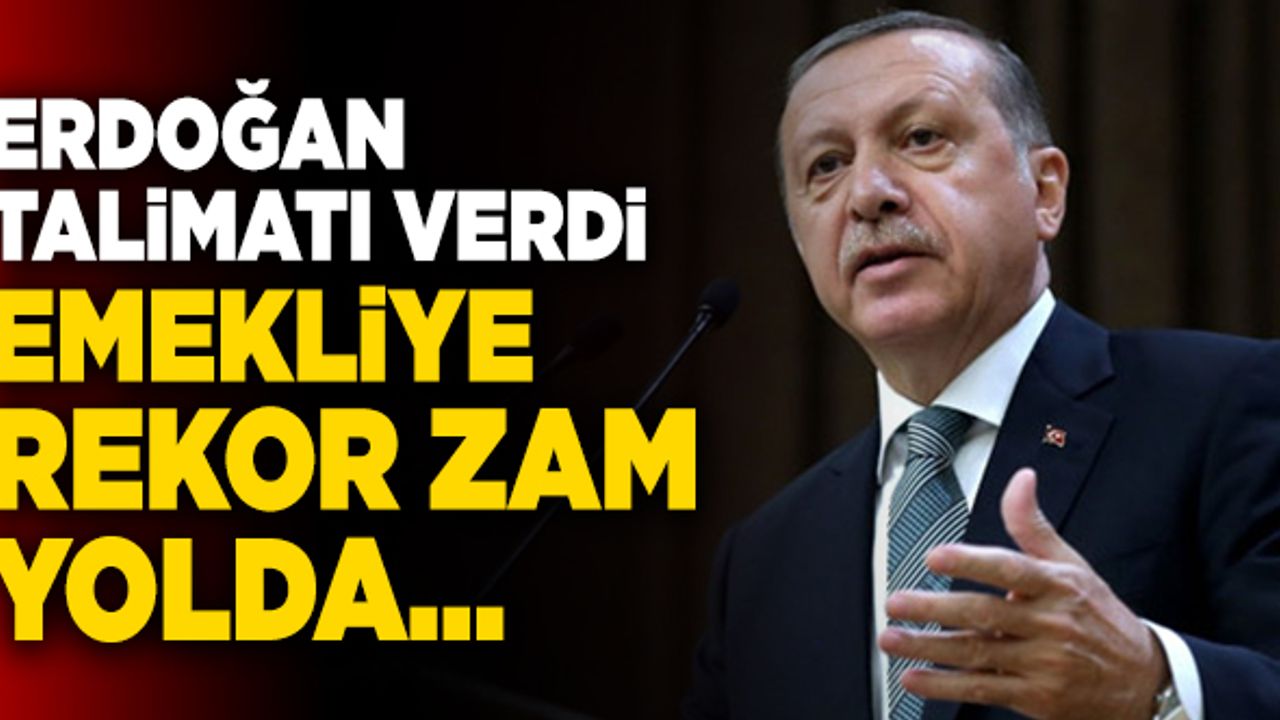 Cumhurbaşkanı Erdoğan İşaret Etti… Emekliye Rekor Zam Yolda!