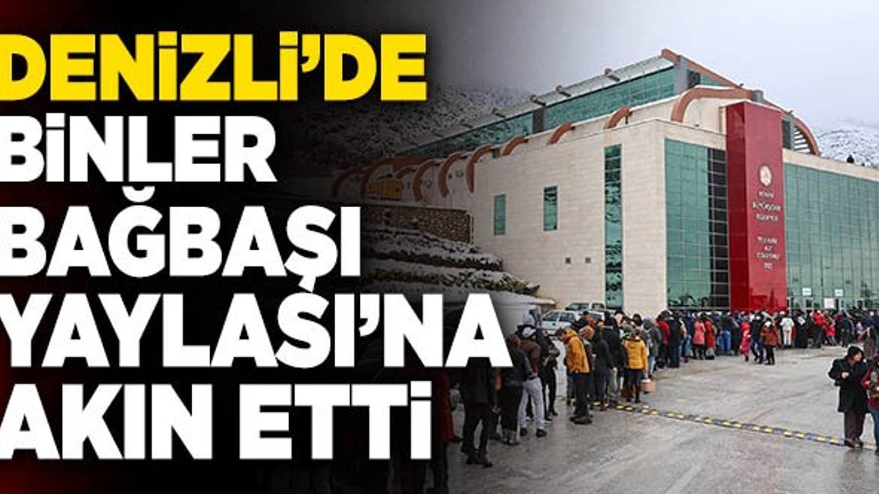 Denizli’de Binler Bağbaşı Yaylası’na Akın Etti