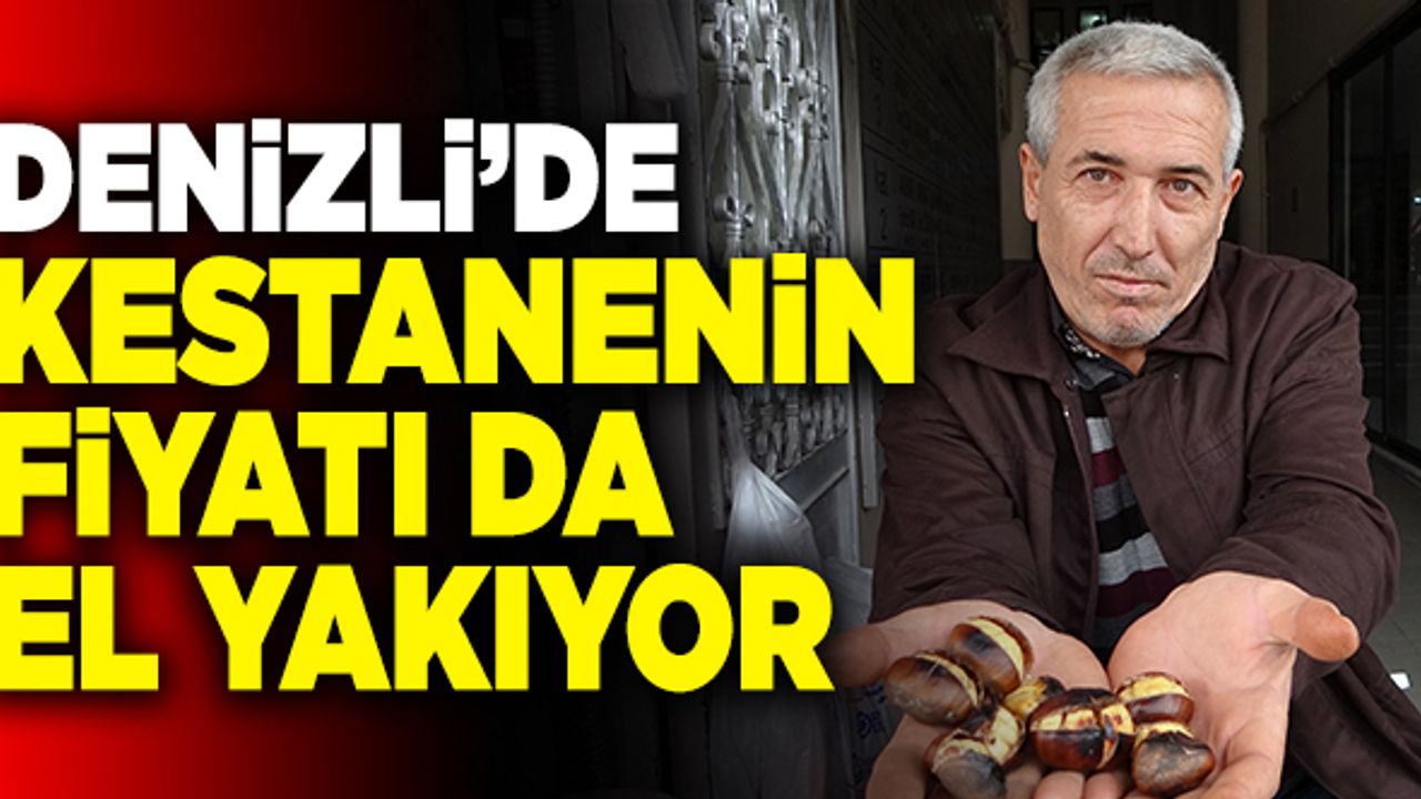 Denizli’de Kestanenin Fiyatı Da El Yakıyor