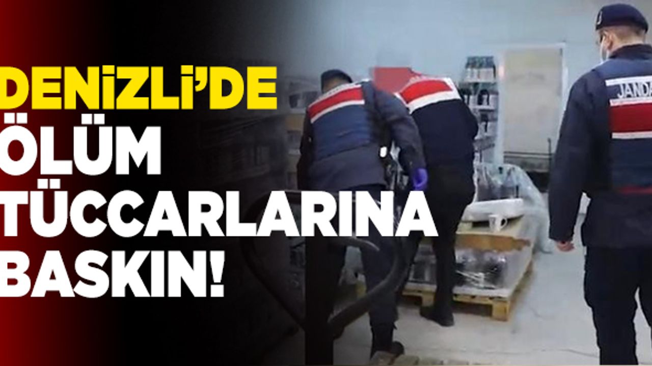 Denizli’de Ölüm Tüccarlarına Baskın! 24 Gözaltı…