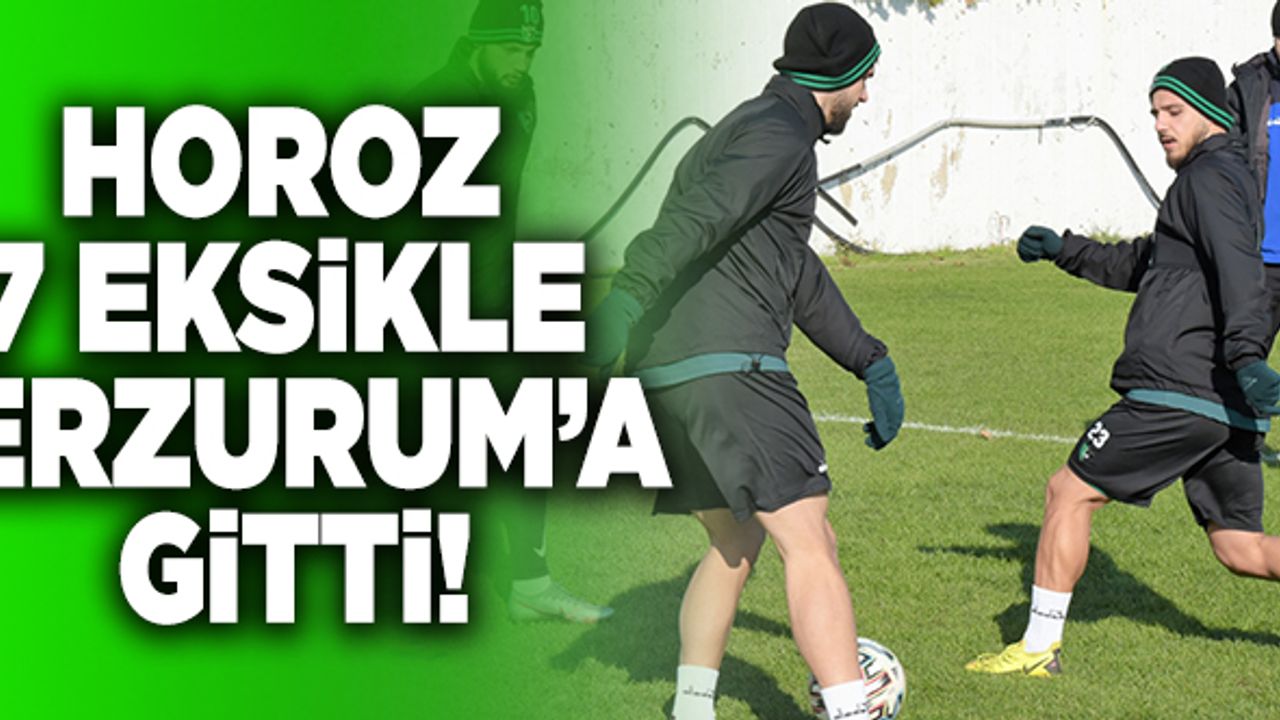 Denizlispor 7 Eksikle Erzurum’a Gitti!