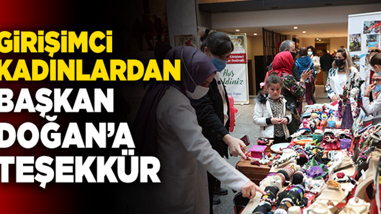 Girişimci Kadınlardan Başkan Şeniz Doğan’a Teşekkür