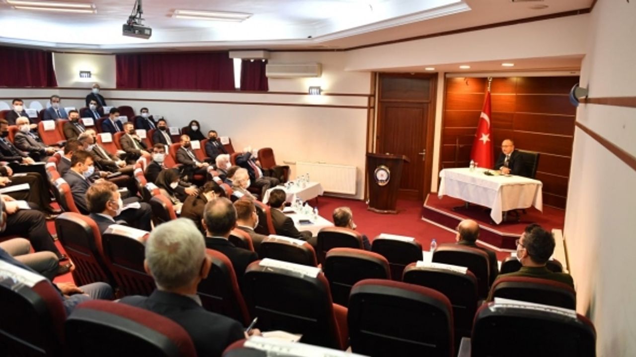 Kaymakamlar ve İl İdare Şube Başkanları Toplantısı Yapıldı