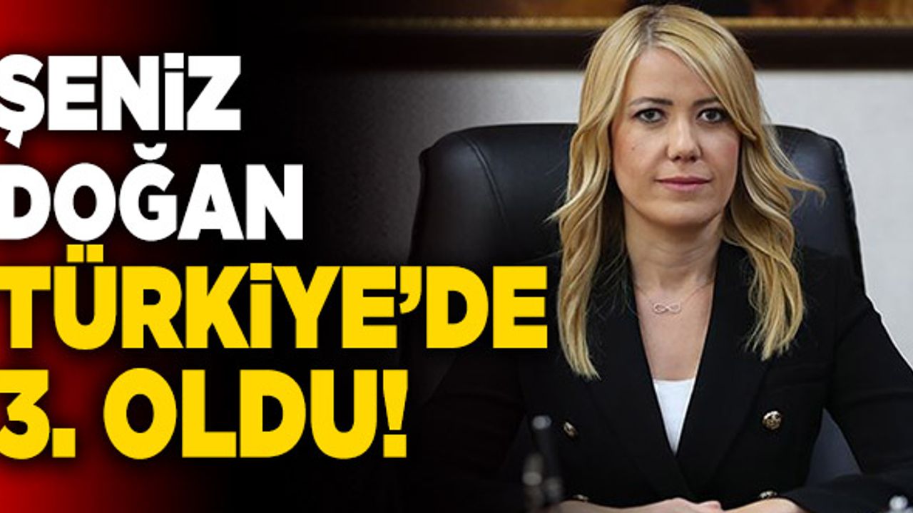 Merkezefendi Belediye Başkanı Şeniz Doğan Türkiye’de 3. Oldu!