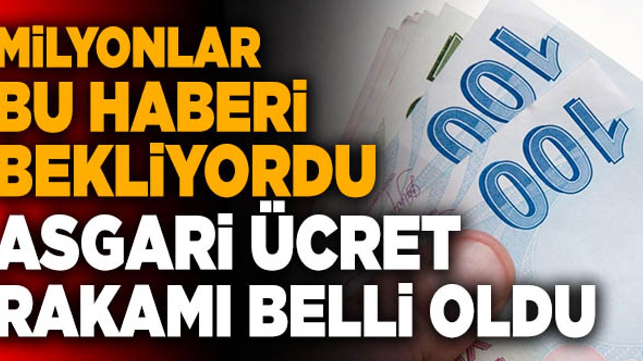 Son Dakika: 2022 Asgari Ücret Rakamı Belli Oldu