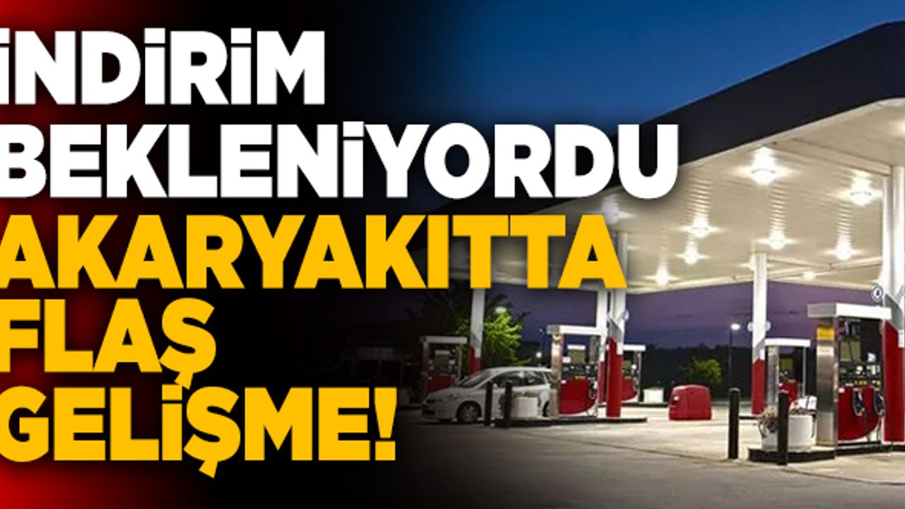 Son Dakika: Akaryakıtta İndirim Bekleyenlere Üzücü Haber…