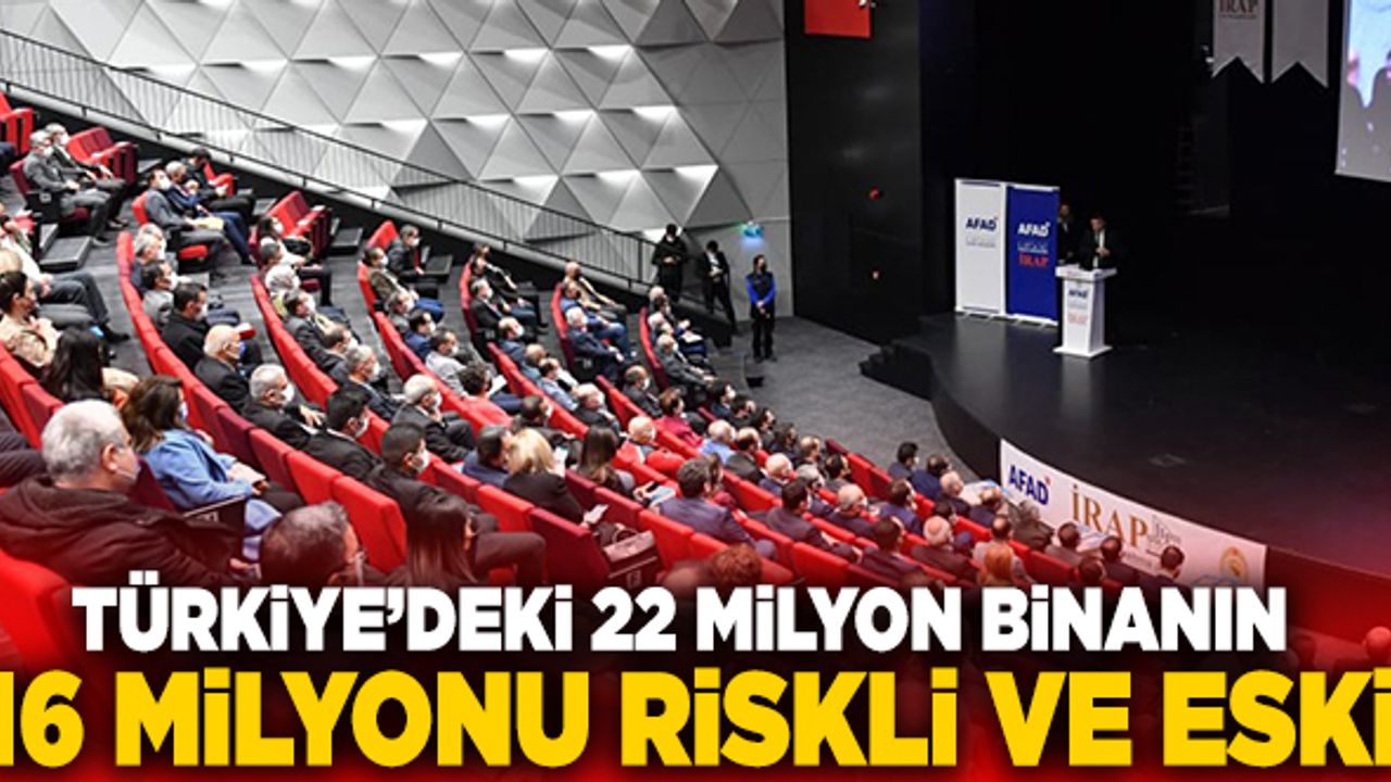 Türkiye’deki 22 Milyon Binanın 16 Milyonu Riskli Ve Eski