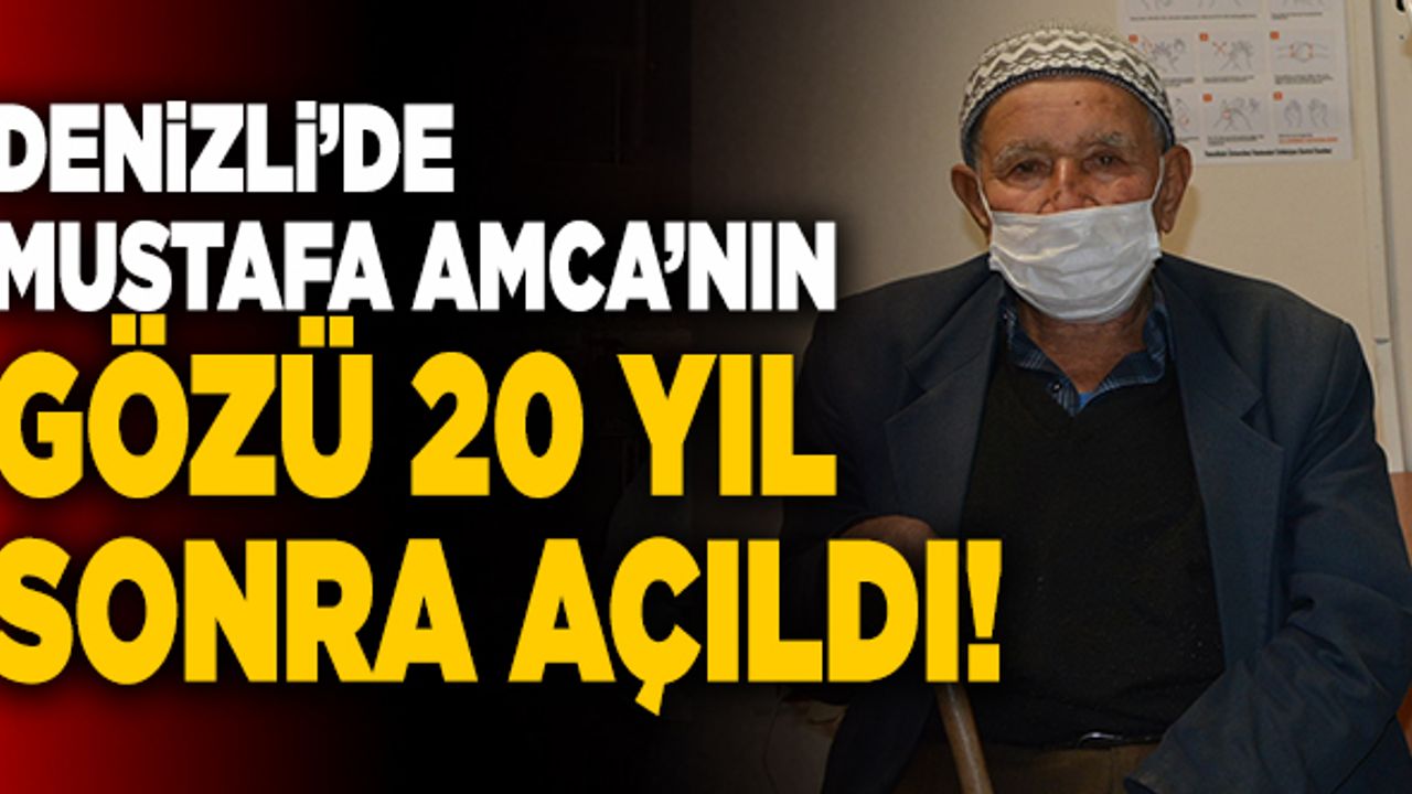 20 Yıldır Görmeyen Gözü PAÜ Hastanesinde Açıldı