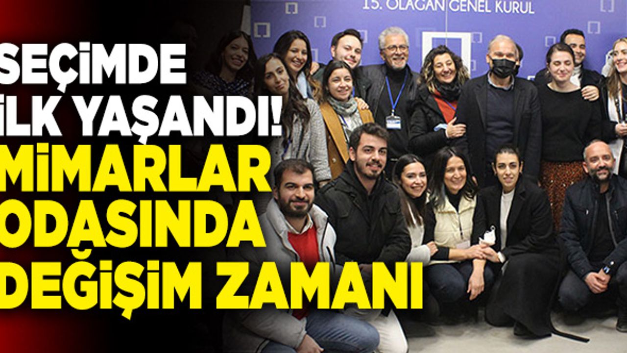 Denizli’de Mimarlar Odası Seçimlerinde Bir İlk Yaşandı