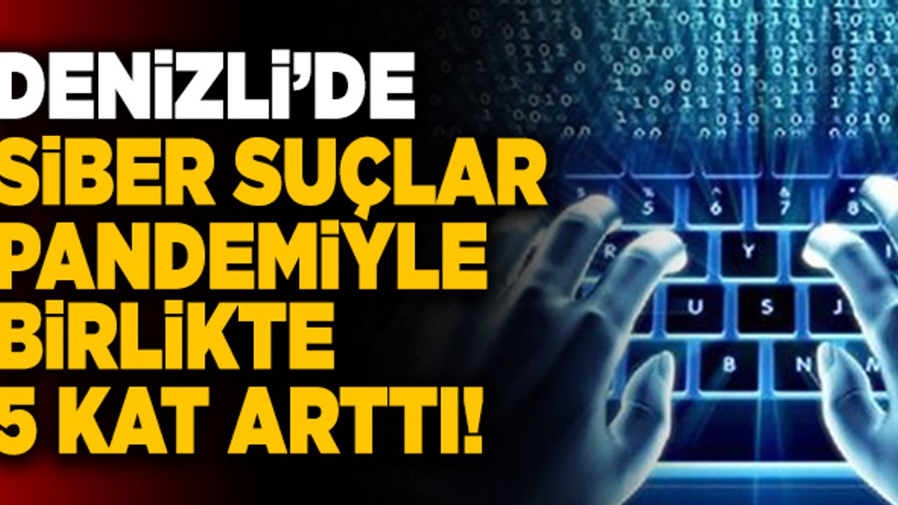 Denizli’de Siber Suçlar Pandemiyle Birlikte 5 Kat Arttı!