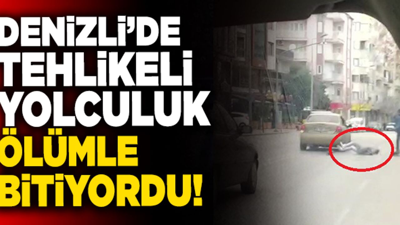 Denizli’de Tehlikeli Yolculuk Ölümle Bitiyordu!