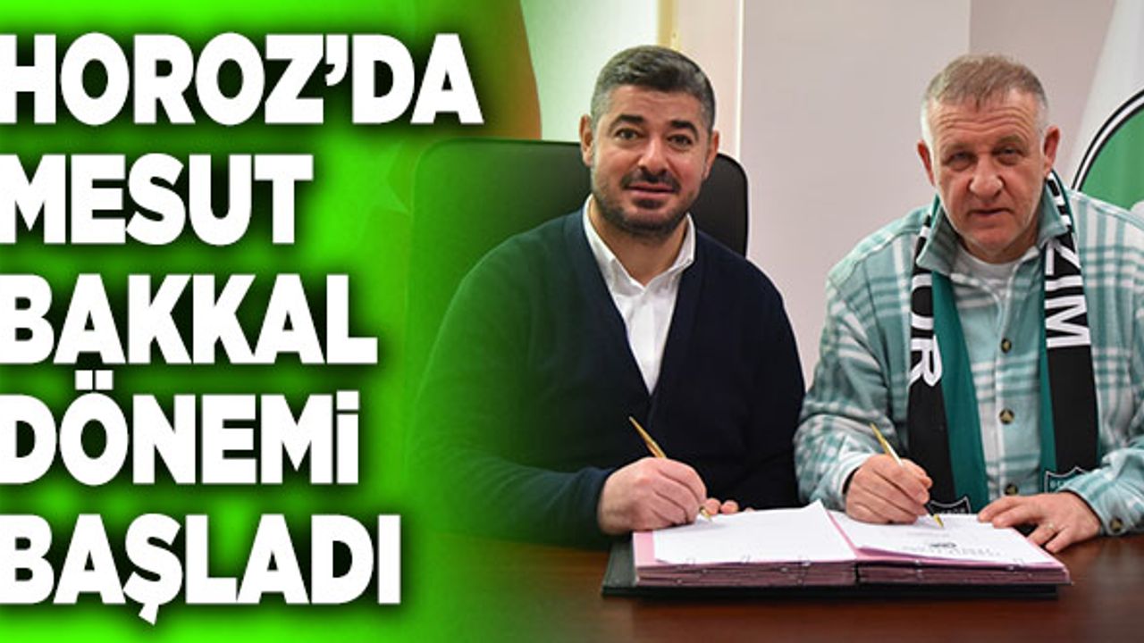 Denizlispor’da Mesut Bakkal Dönemi Resmen Başladı
