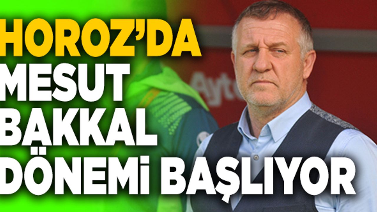 Horoz’da Mesut Bakkal Dönemi Başlıyor