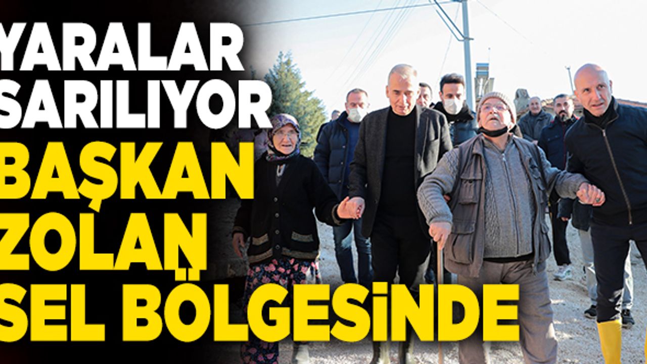 Başkan Osman Zolan, Sarayköy’de Sel Bölgesini Ziyaret Etti