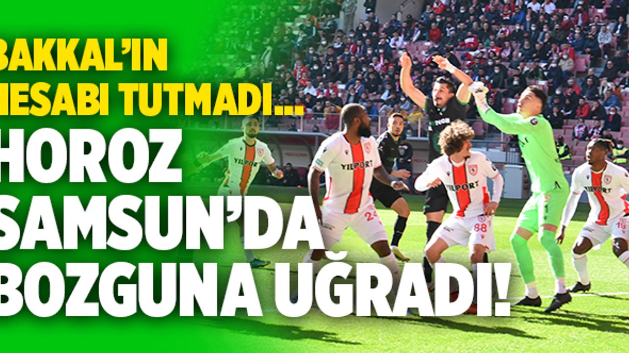 Denizlispor, Samsunspor Deplasmanında Bozguna Uğradı