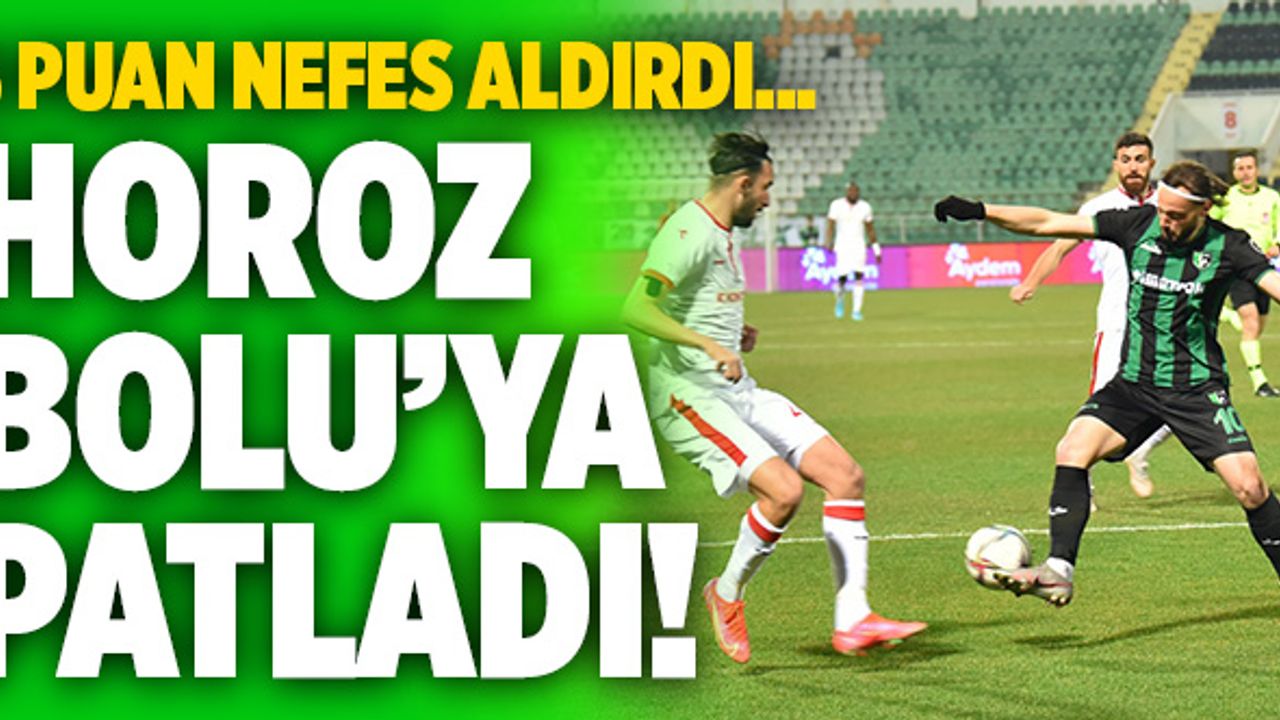 Son Dakika: Denizlispor Boluspor’a Patladı!