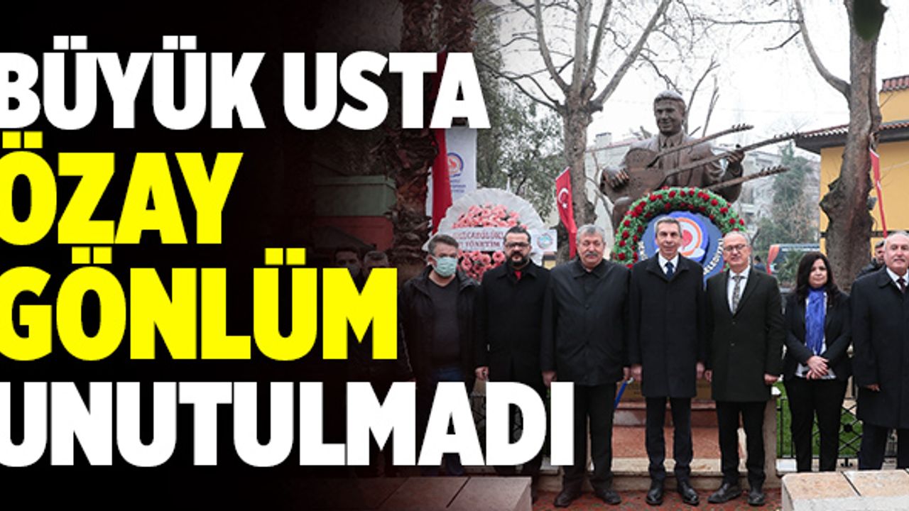 Denizli’de Büyük Usta Özay Gönlüm Unutulmadı