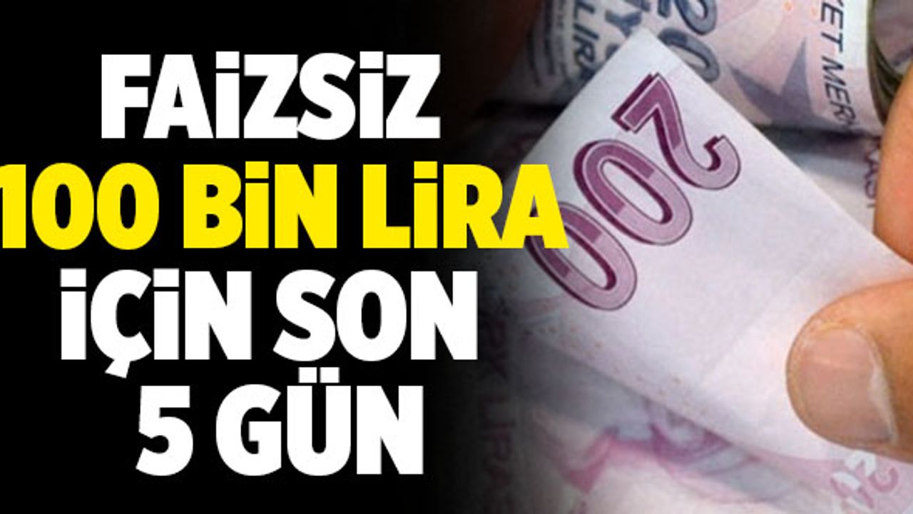 KOSGEB Faizsiz 100 Bin Lira İçin Son 5 Gün