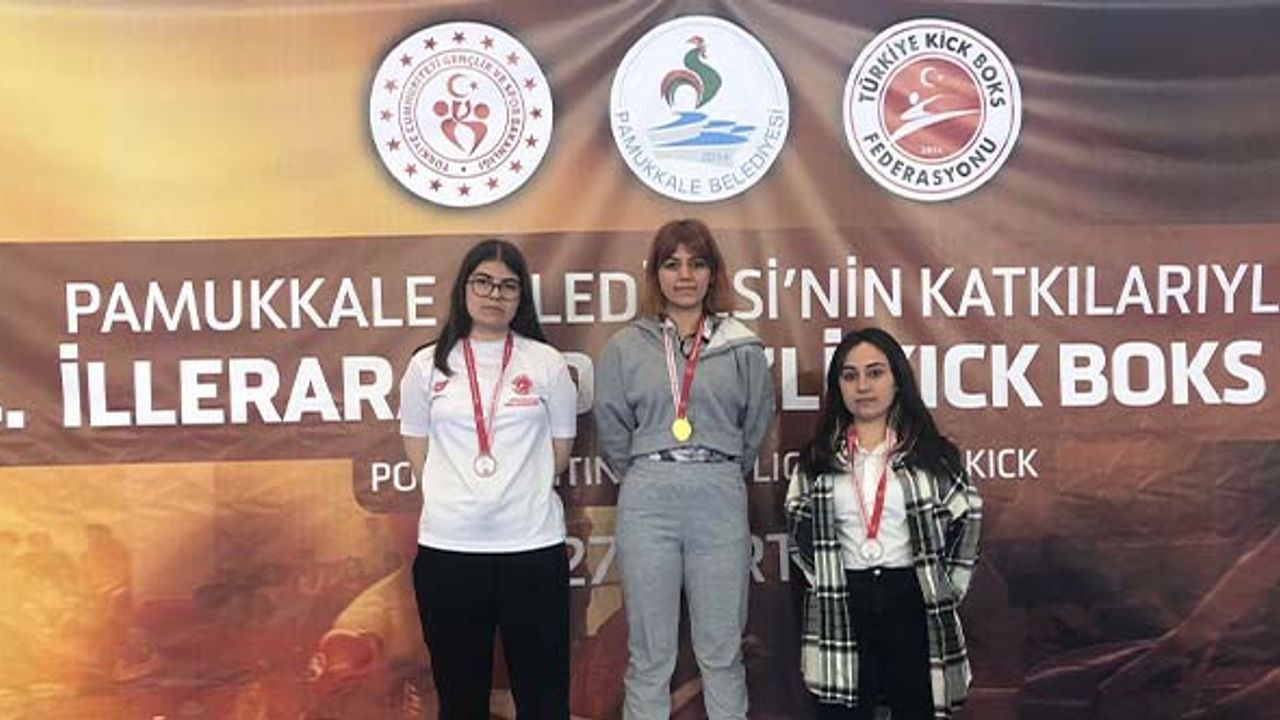 Pamukkale Belediyesporlu Kick Boksculardan 3 Madalya Daha