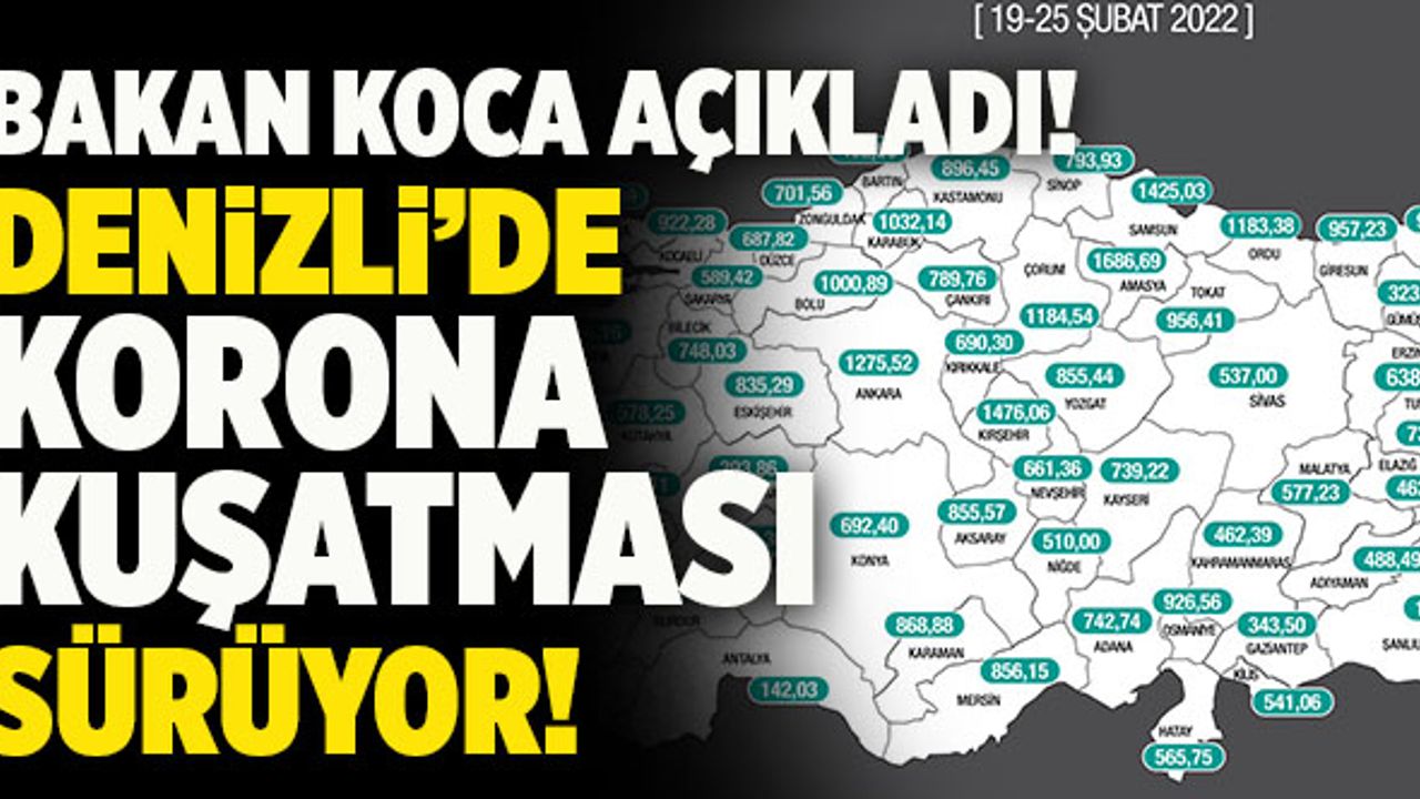 Son Dakika: Denizli’de Korona Kuşatması Sürüyor!