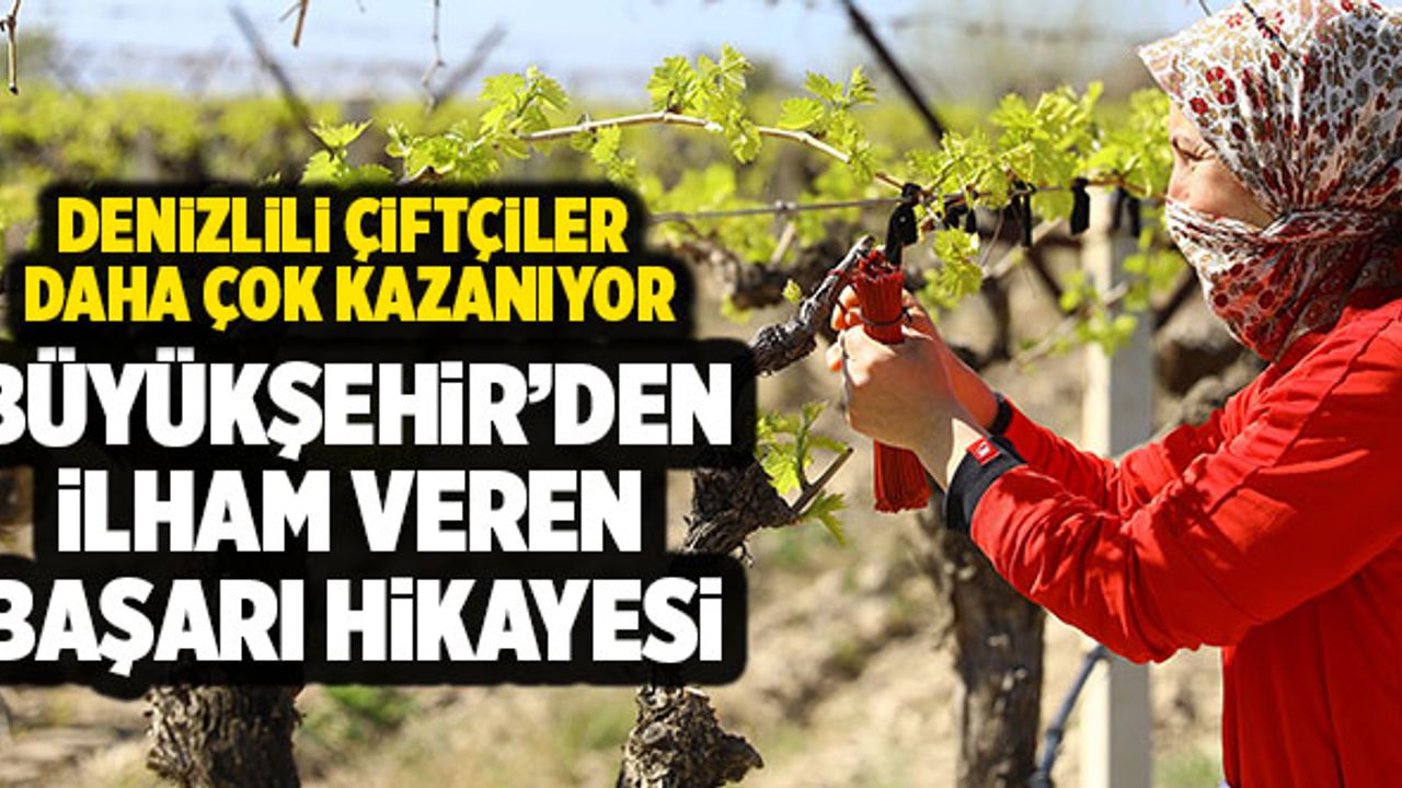 Büyükşehir Destekleriyle Denizlili Çiftçiler Daha Çok Kazanıyor