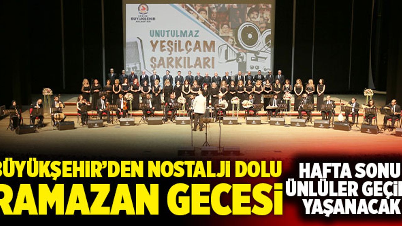 Denizli Büyükşehir’den Nostalji Dolu Ramazan Gecesi