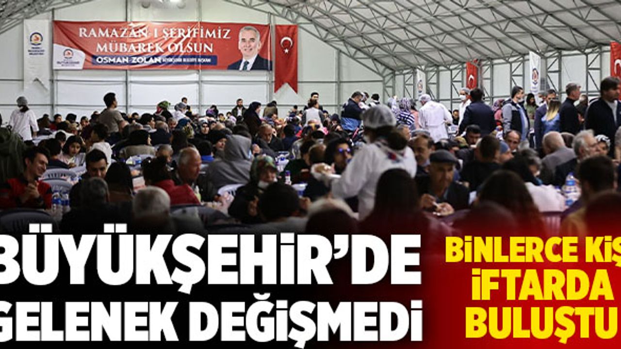Denizli Büyükşehir’in İftar Çadırı İlk Gün Binlerce Vatandaşı Ağırladı