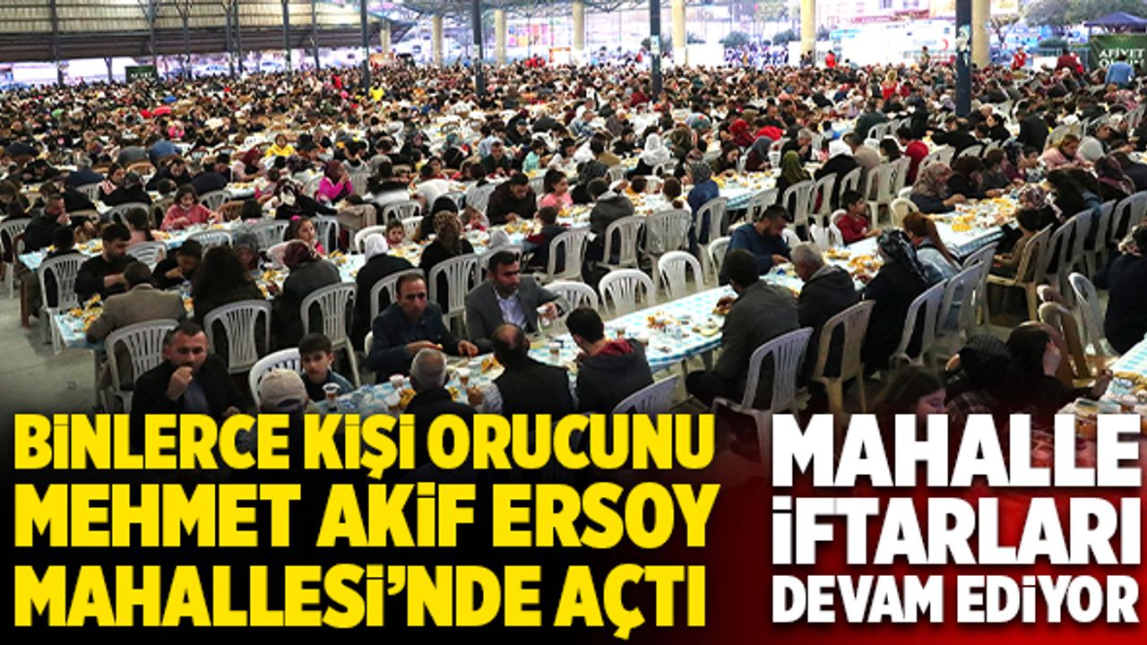 Merkezefendi Belediyesi’nin Mahalle İftarları Devam Ediyor
