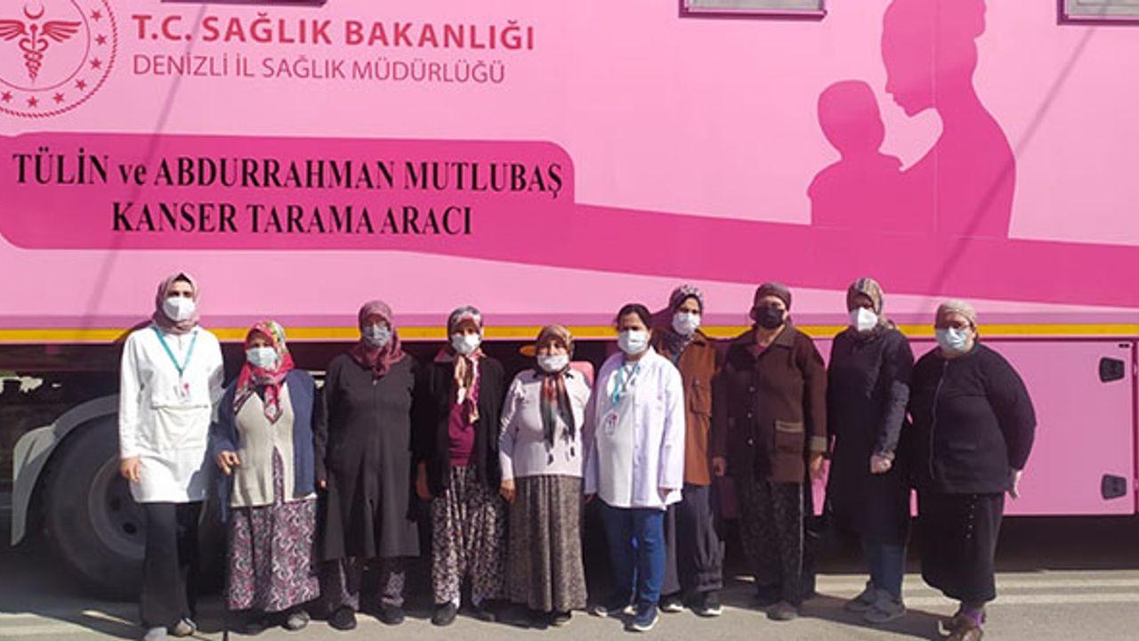 Mobil Kanser Taramı Tırı Beyağaç'ta