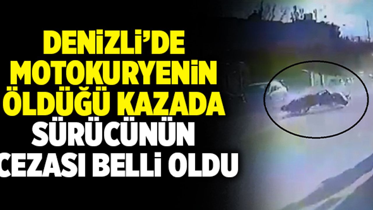 Denizli’de Cinayet Gibi Kazada Sürücünün Cezası Belli Oldu