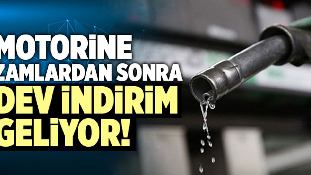 Son Dakika! Motorine Zamlardan Sonra Dev İndirim Geliyor!