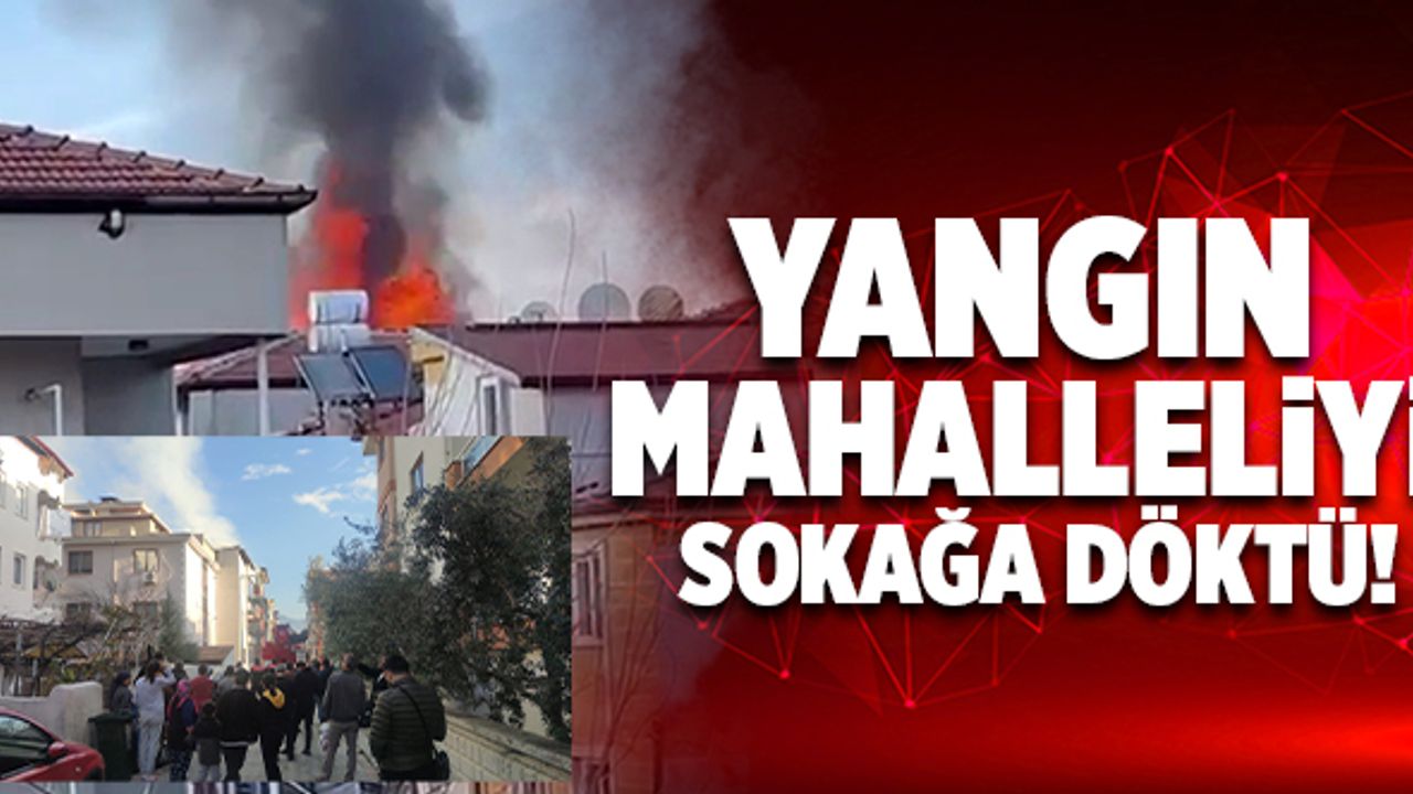 Denizli’de Çıkan Yangın Mahalleliyi Sokağa Döktü!