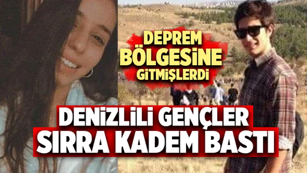 Deprem Bölgesine Giden Denizlili Gençlerden Haber Alınamıyor!