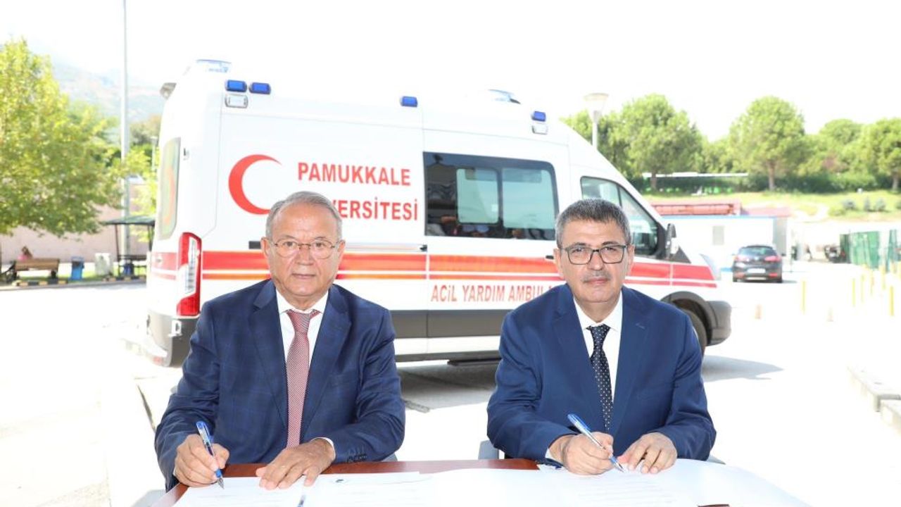 İş İnsanı İbrahim Tan’dan PAÜ’ye Yeni Ambulans!
