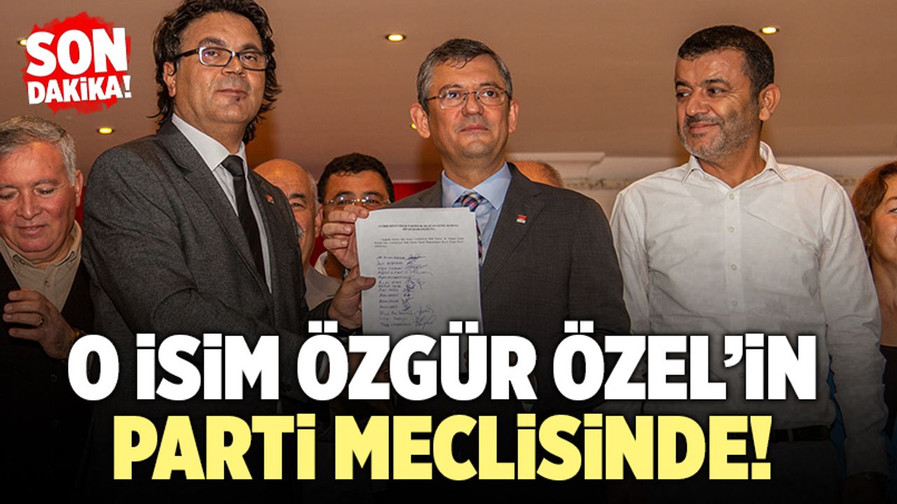 Son Dakika! CHP’nin Parti Meclisine Denizli’den Tek İsim Girdi!