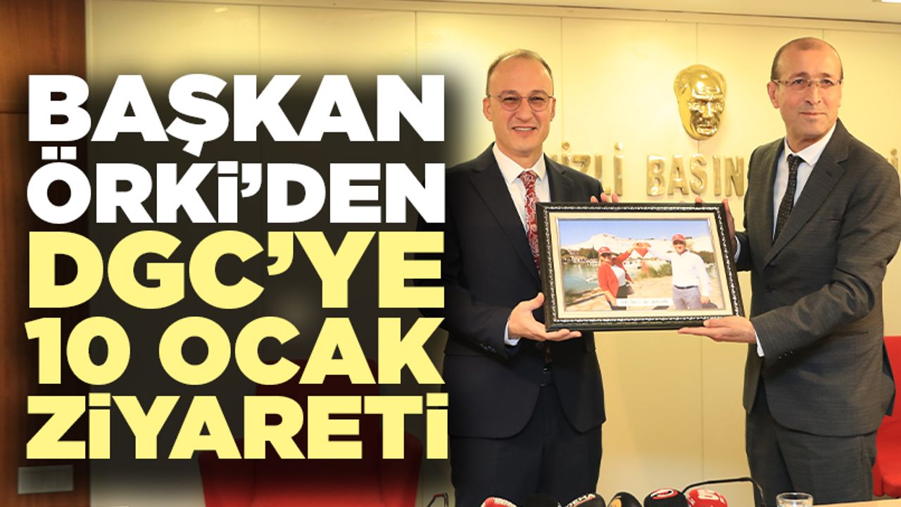 Başkan Örki’den Gazeteciler Cemiyeti’ne 10 Ocak Ziyareti