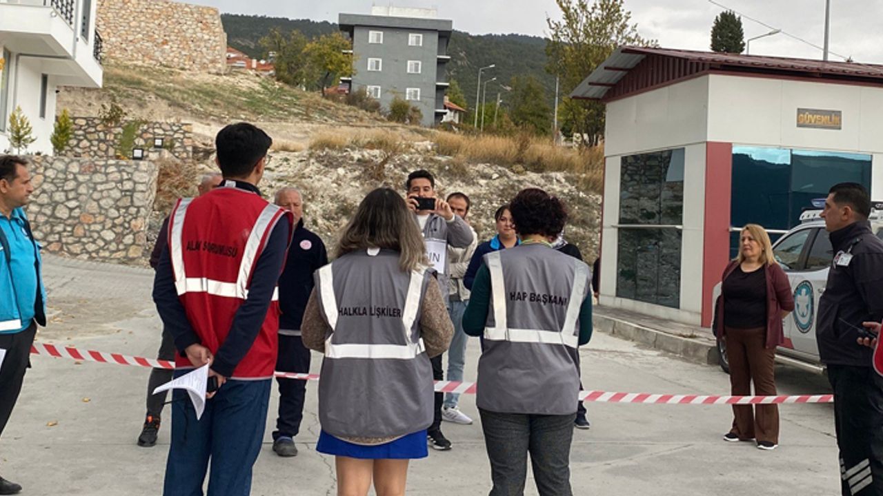 Çameli Devlet Hastanesinde HAP tatbikatı yapıldı