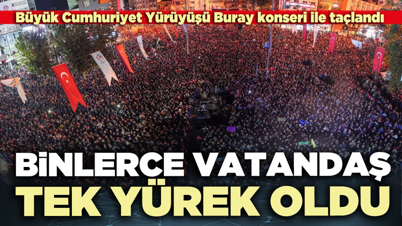 Binlerce vatandaş tek yürek oldu