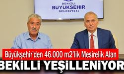 Bekilli Yeşilleniyor! Büyükşehir’den 46.000 m2’lik Mesirelik Alan